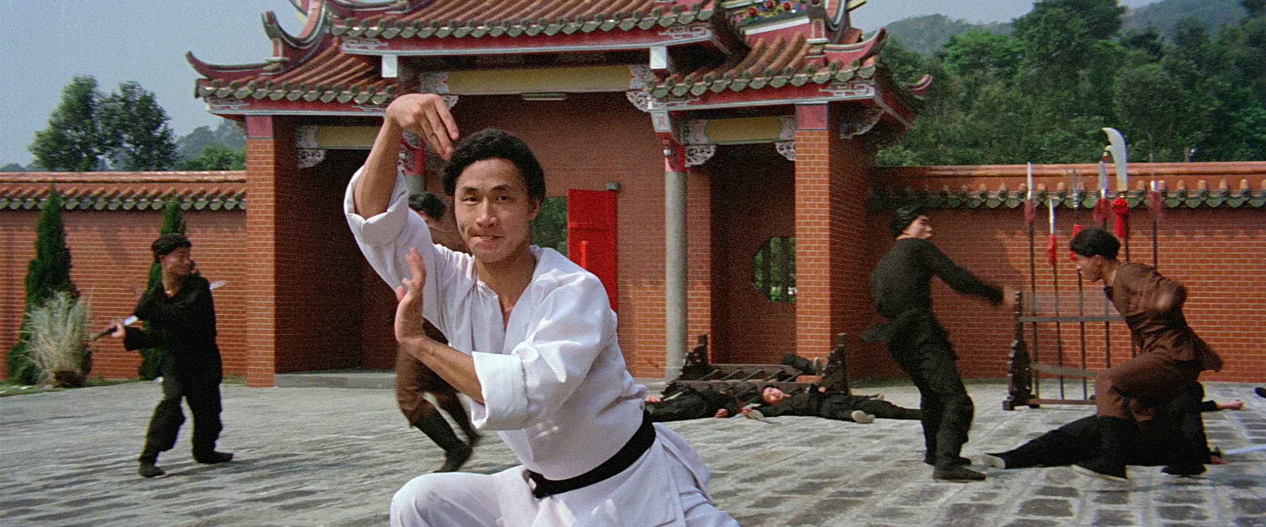 Шаолинь против ниндзя 1983. Шао Линь сцена боя. Настоятель Шаолиня ши юнсин.